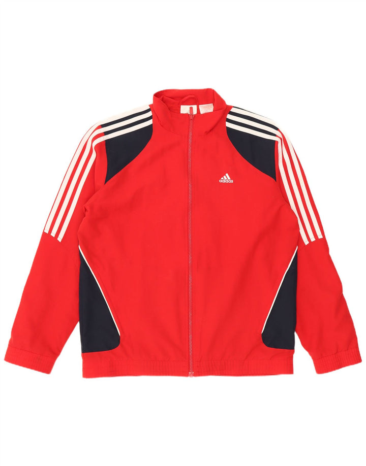 Спортивный костюм Adidas для мальчиков 15–16 лет Красный полиэстер с цветными блоками
