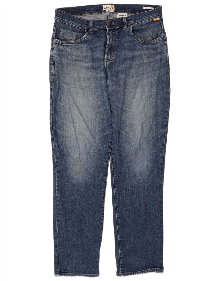 Мужские прямые джинсы Timberland W34 L32, синий хлопок
