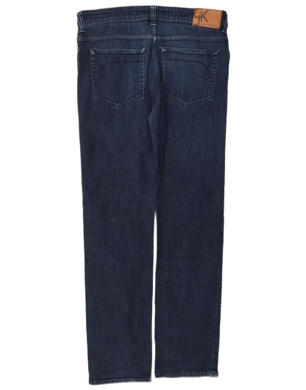 Женские узкие джинсы Calvin Klein W31 L31, темно-синий, хлопок