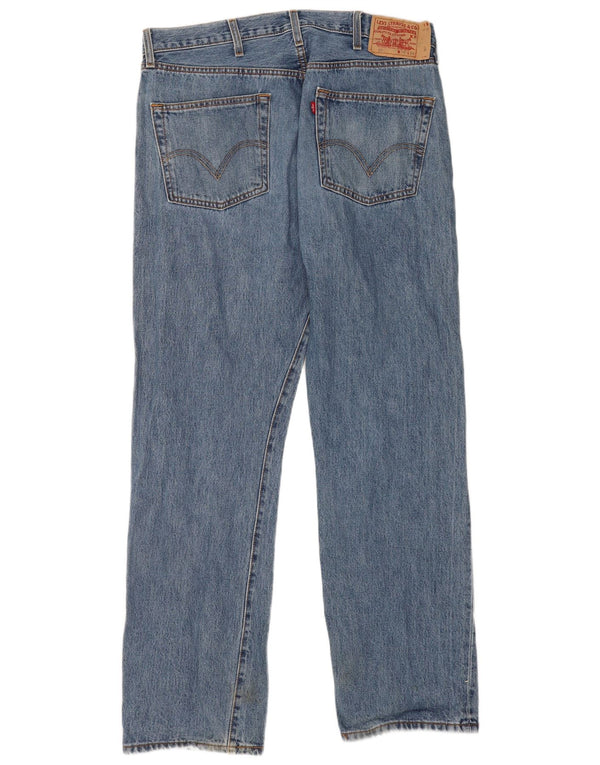 Мужские прямые джинсы Levi's 501 W38 L34 синие, хлопковые, классические