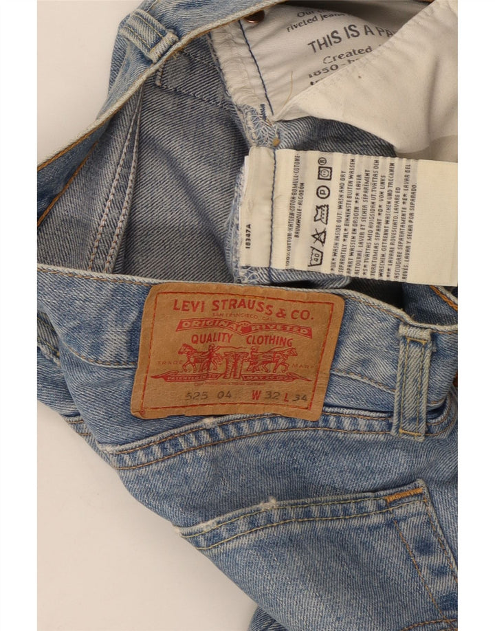 Мужские джинсы Levi's 525 Bootcut W32 L30 синие, хлопок