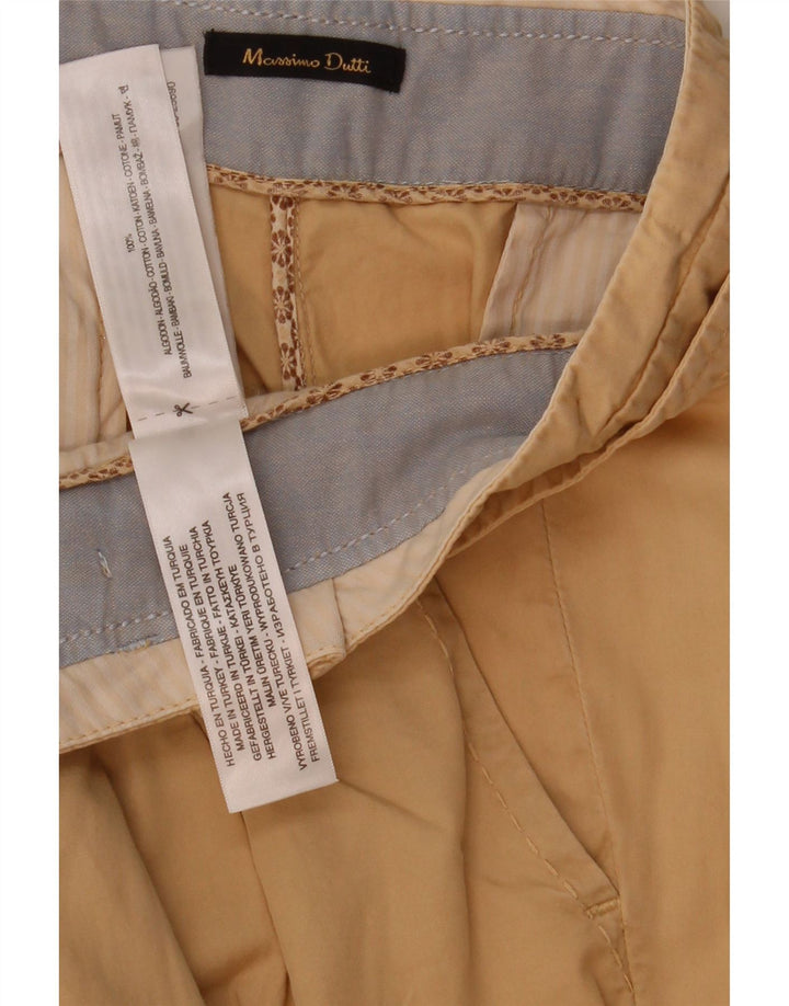 Женские укороченные брюки Massimo Dutti EU 40 Medium W30 L25 Бежевые