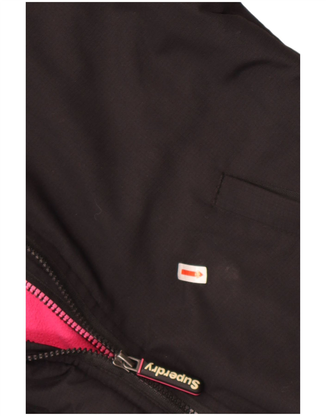 Женская ветровка с рисунком Superdry UK 16, большая черная