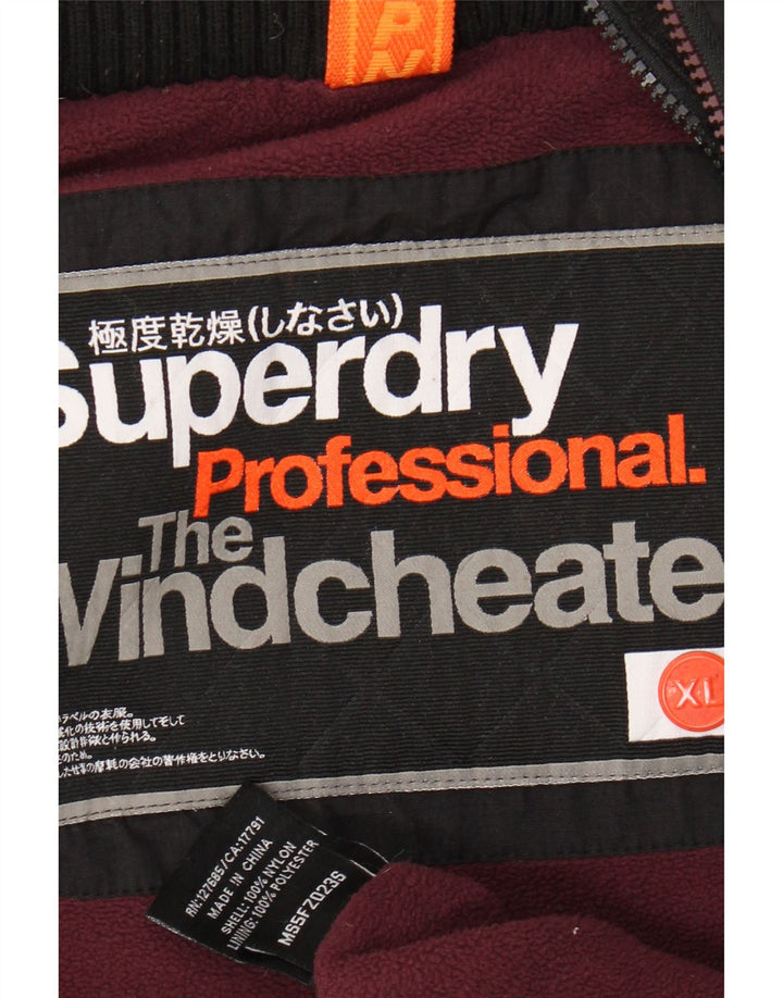 Мужская ветровка Superdry The Windcheater UK 42 XL, черный нейлон