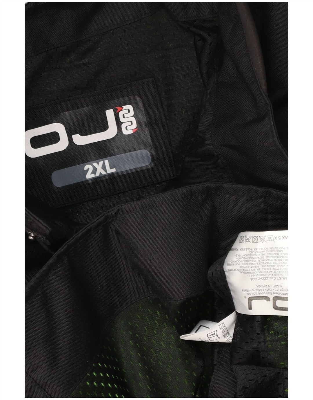 Винтажная мужская куртка Moto Racer UK 44 2XL, черный полиэстер