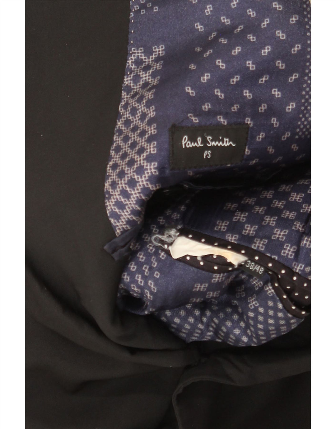 Мужской пиджак Paul Smith с 2 пуговицами, Великобритания 38, средний черный