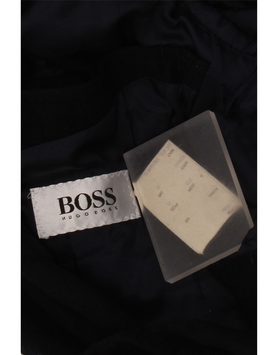 Мужской двубортный пиджак Hugo Boss EU 48, средний темно-синий, шерстяной