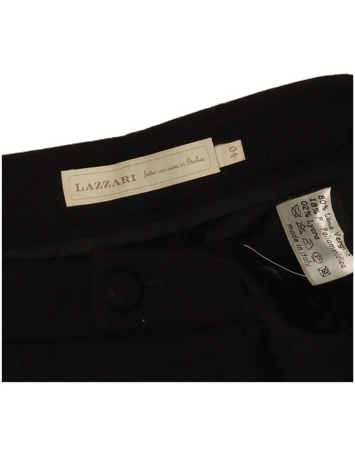 Lazzari Женские повседневные шорты с пряжками EU 40 Medium W28 Черные из натуральной шерсти