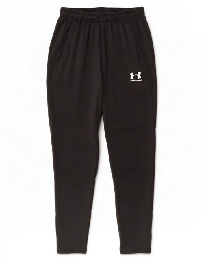 Мужские приталенные спортивные брюки Under Armour, средний черный полиэстер