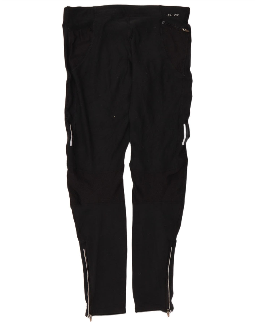 Женские леггинсы NIKE Dri Fit UK 12, средний черный полиэстер