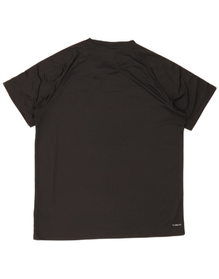 Мужская футболка Adidas Climalite Top XL, черный полиэстер