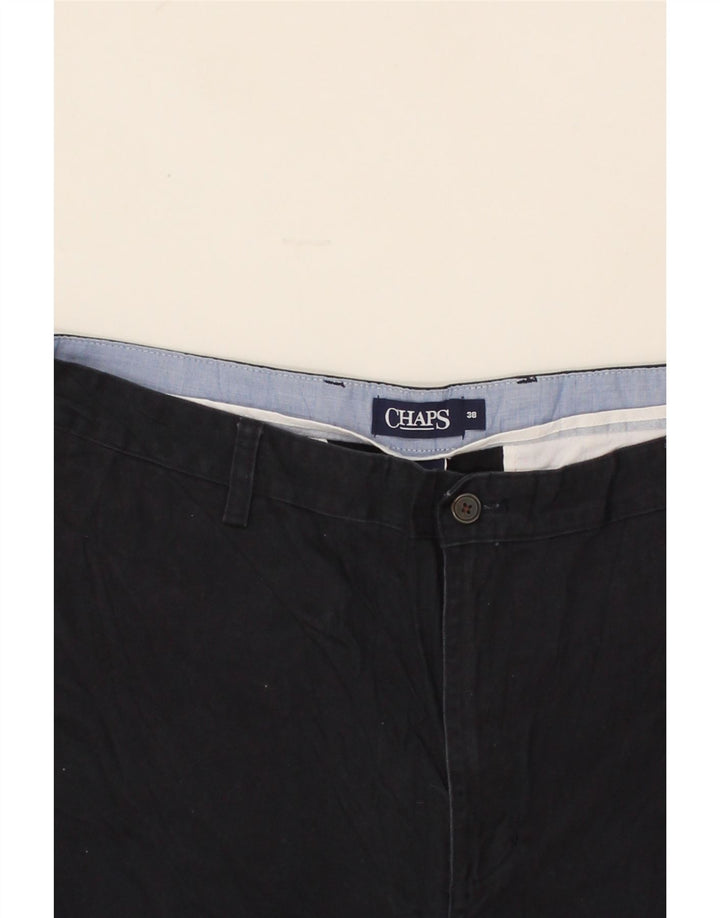 CHAPS Mens Chino Shorts W38 XL Navy Blue Cotton Vintage Chaps and Second-Hand Chaps from Messina Hembry 