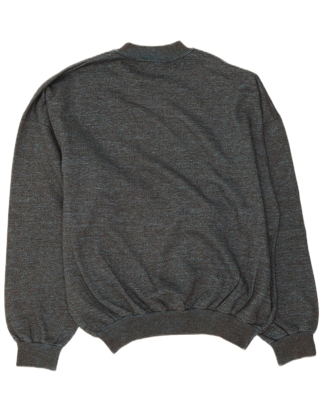 VINTAGE Mens Sweatshirt Jumper XL Blue Flecked