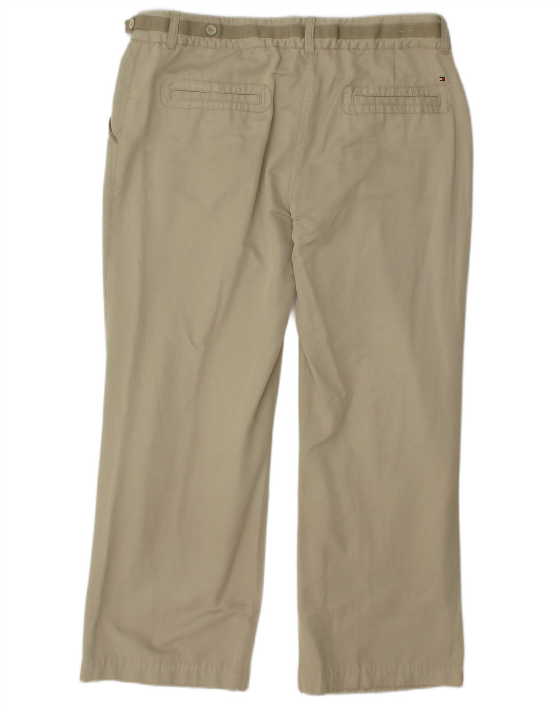 TOMMY HILFIGER Женские прямые повседневные брюки EU 42, большие W34 L27, бежевые