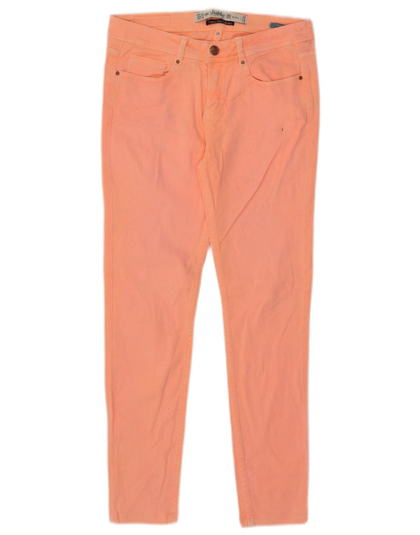 Женские джинсы скинни Zara Trafaluc EU 34 2XS W24 L24 Оранжевые