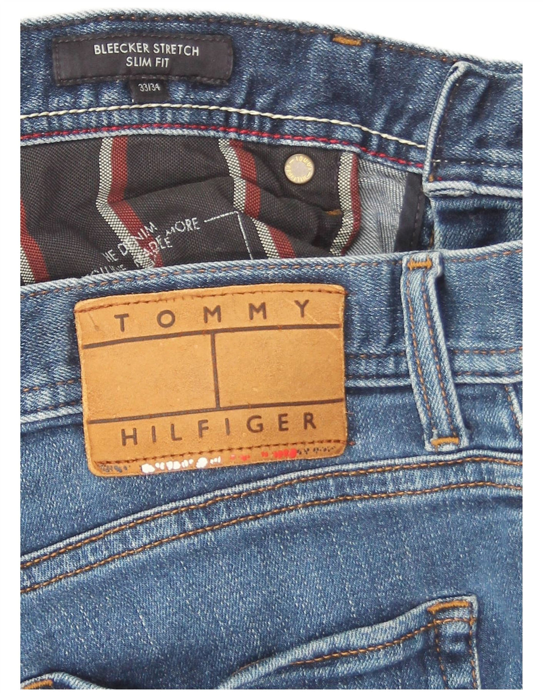 Мужские джинсы Tommy Hilfiger Bleecker Slim W33 L30, синий хлопок