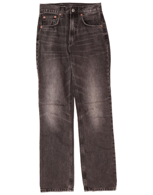 Женские прямые джинсы стандартного кроя Zara EU 34 2XS W24 L30, серые классические