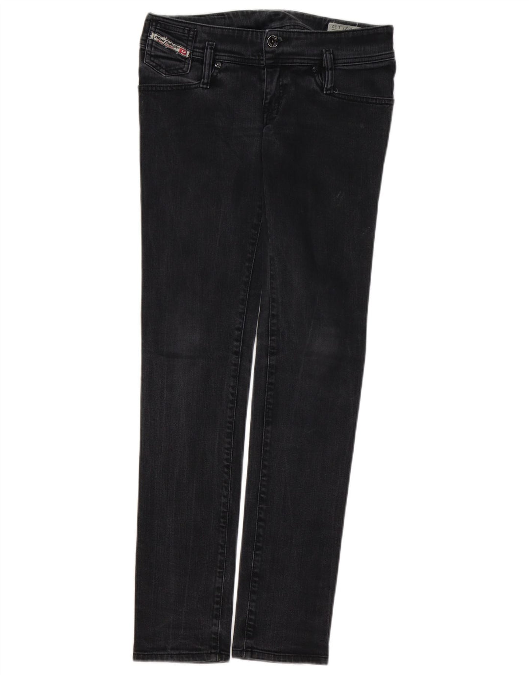 Женские узкие джинсы DIESEL Matic W27 L32, черный хлопок