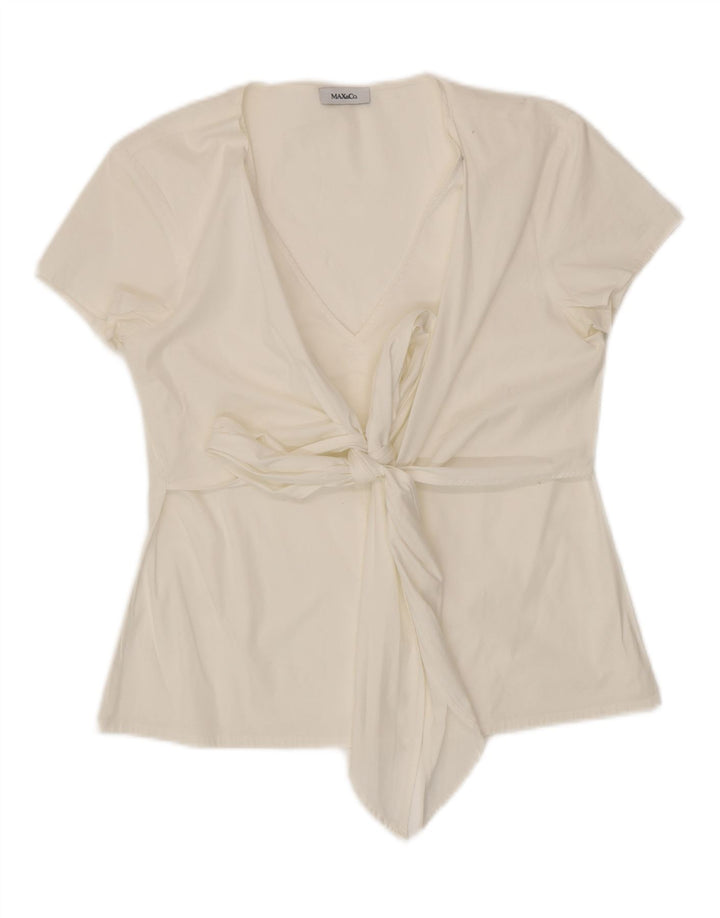 Женская блузка MAX & CO. Top UK 12, средний белый