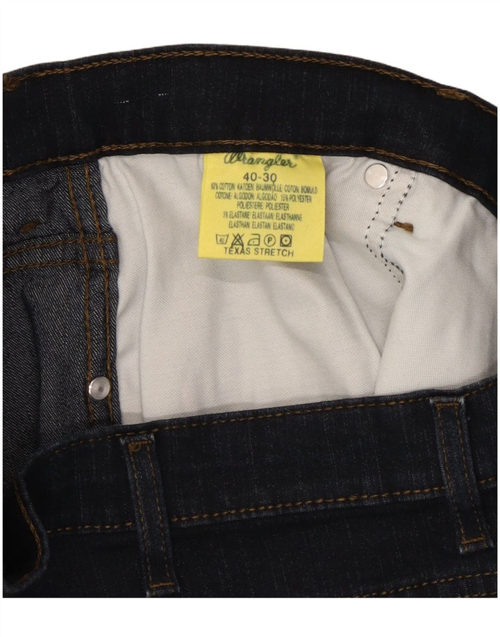Мужские прямые джинсы WRANGLER Texas Stretch W40 L30, темно-синий хлопок