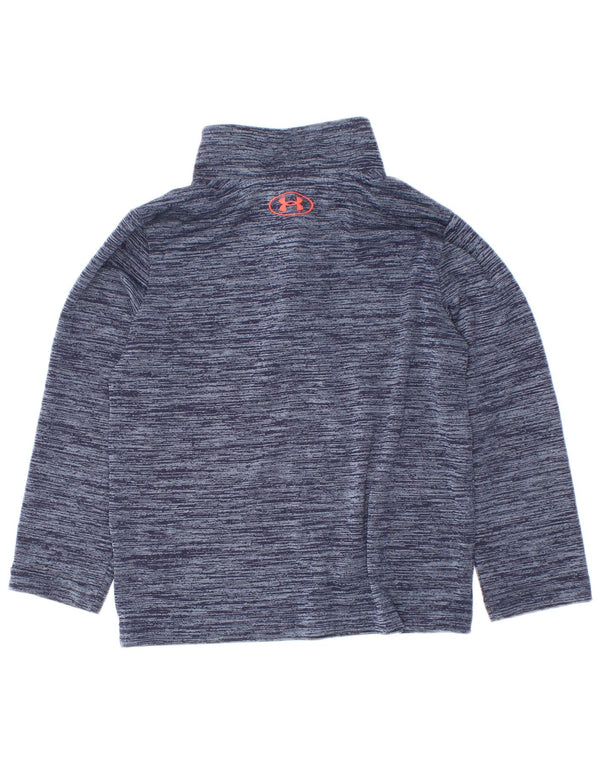 Топ Under Armour на молнии с длинными рукавами для девочек 18–24 месяцев, синий в крапинку