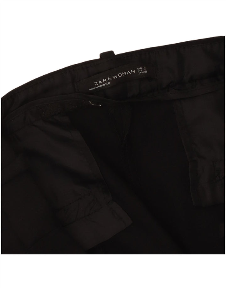Женские узкие повседневные брюки Zara Medium W32 L26, черные