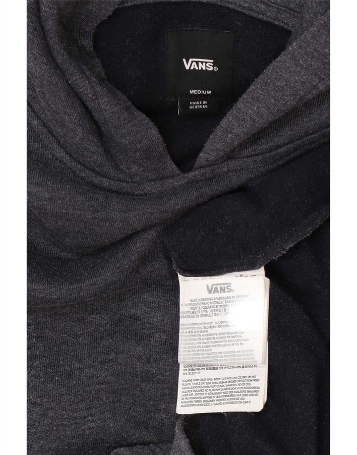 Джемпер с капюшоном Vans для мальчиков 10-11 лет, хлопковый средний серый цвет