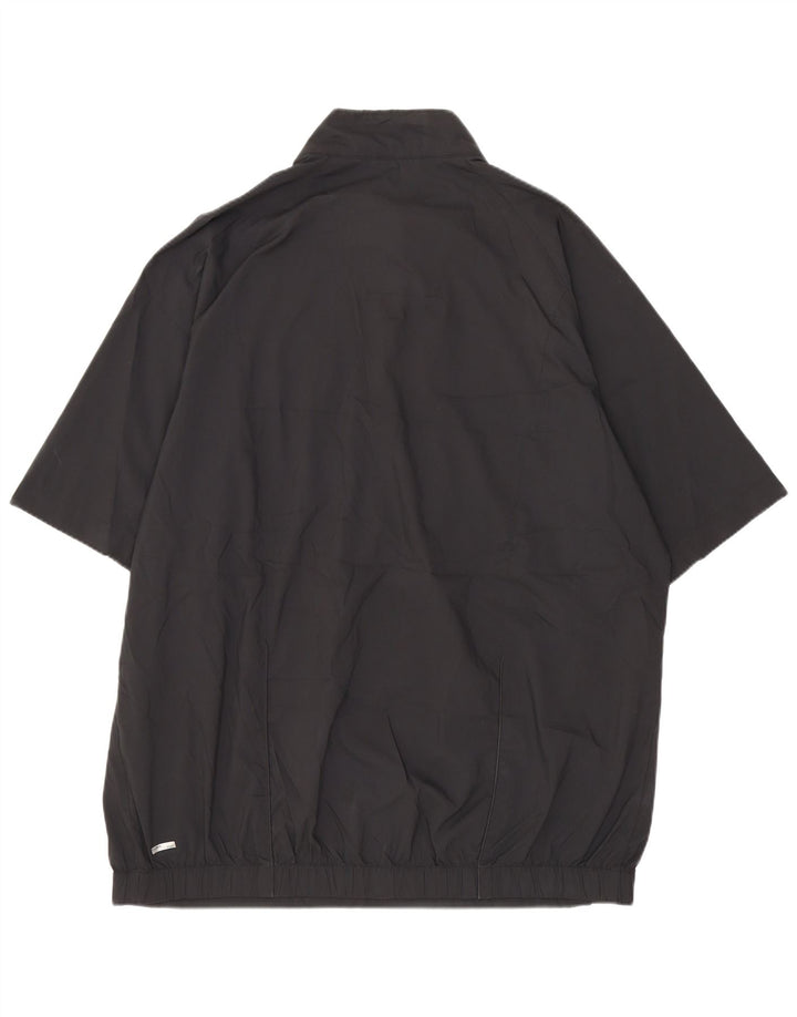 Мужской пуловер с коротким рукавом Adidas Clima Proof, большой черный спортивный костюм