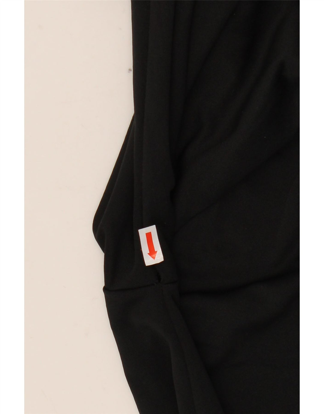 Женский пуловер с воротником на молнии NIKE Dri Fit UK 10, маленький черный цвет