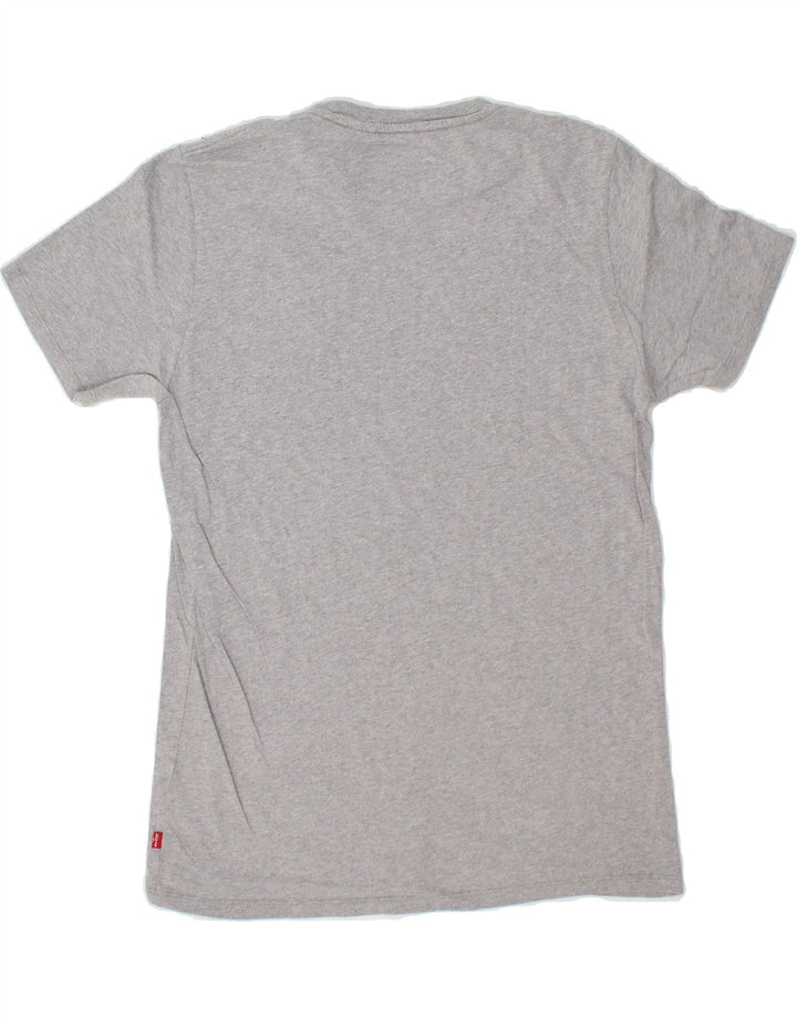 LEVI'S Mens Graphic T-Shirt Top Small Grey Cotton Vintage Levi's and Second-Hand Levi's from Messina Hembry 