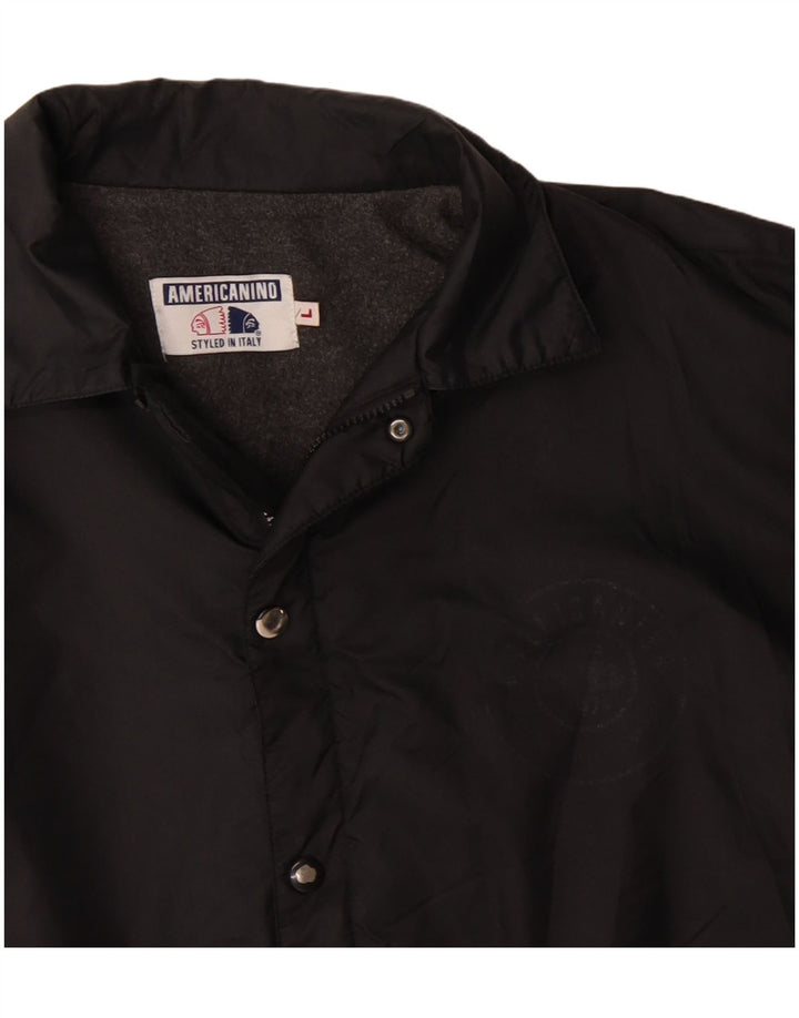 Мужская ветровка Americanino UK 40, большая черная куртка