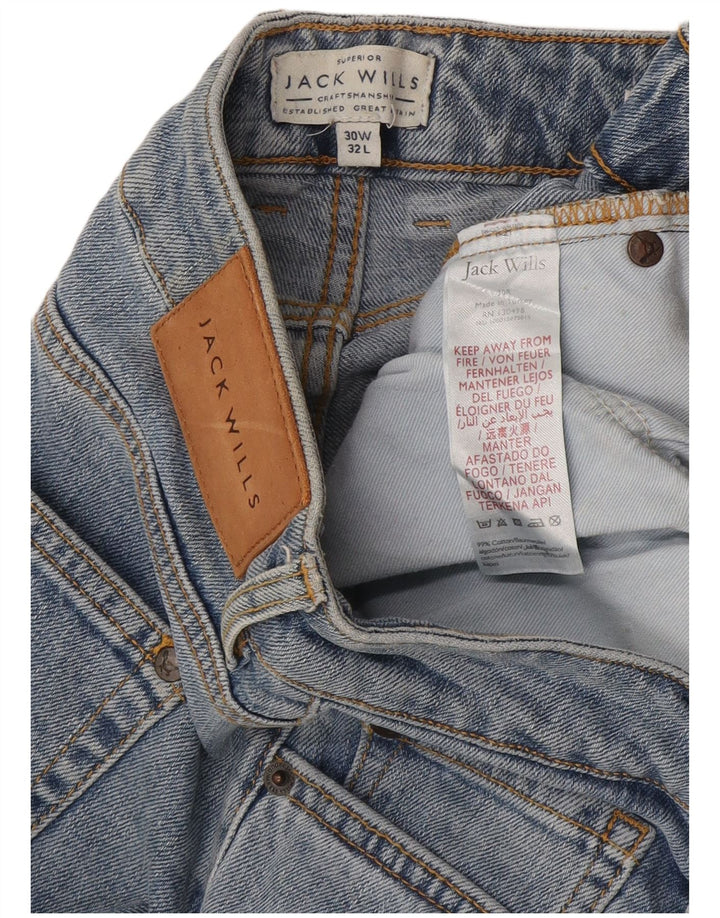 Мужские узкие джинсы Jack Wills W30 L32, синие, хлопок