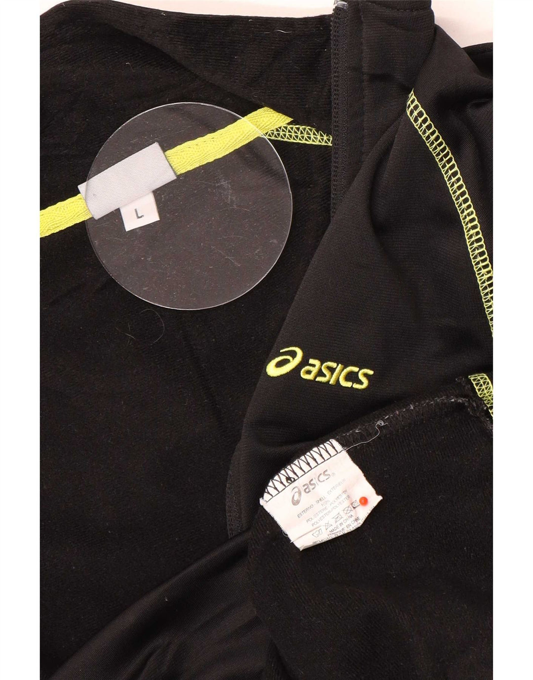 Женский спортивный костюм Asics UK 14, большой черный полиэстер