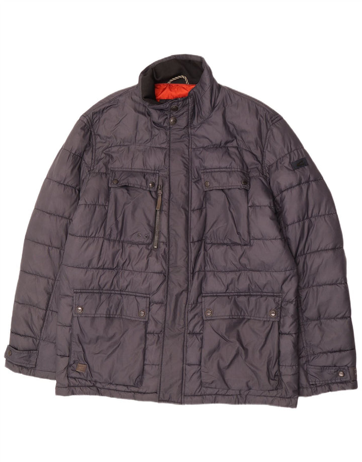 Мужская стеганая куртка Camel Active IT 58 4XL Серый Полиамид