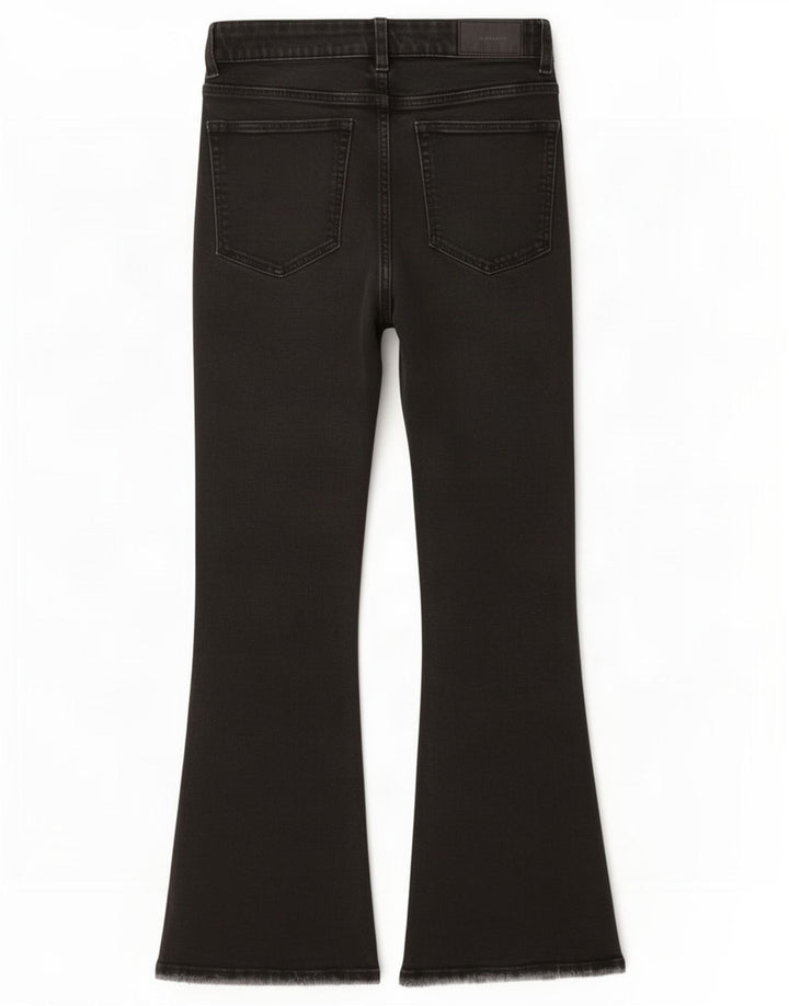 Женские расклешенные джинсы Zara EU 36 XS W26 L26 черные