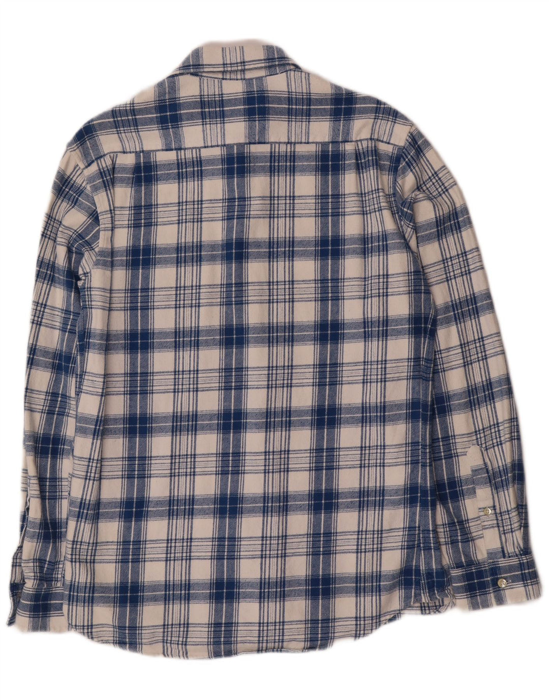 Мужская фланелевая рубашка Jack Wills, хлопковая синяя клетка среднего размера