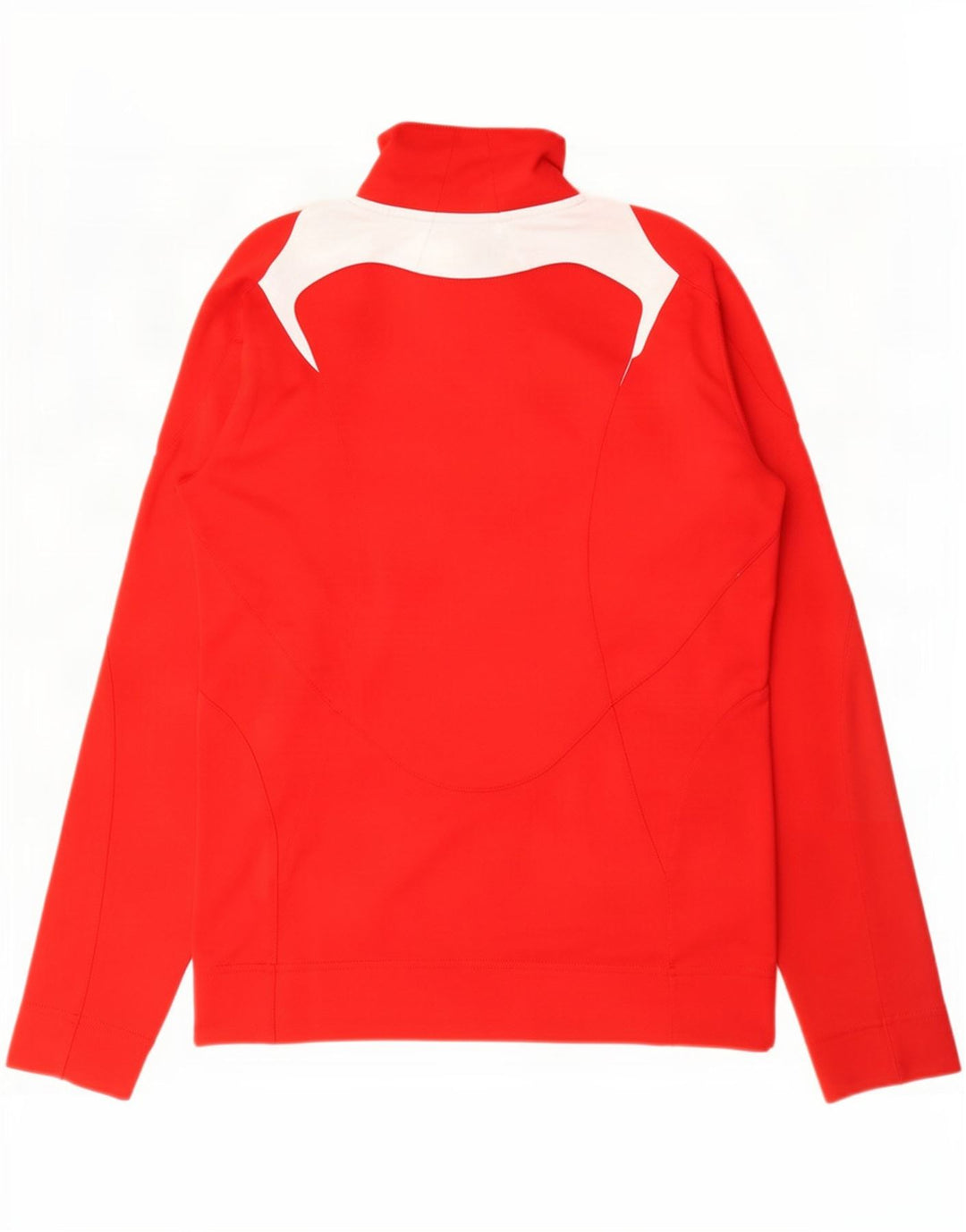 Женский спортивный костюм Adidas Top Jacket UK 10, маленький красный полиэстер с цветными блоками