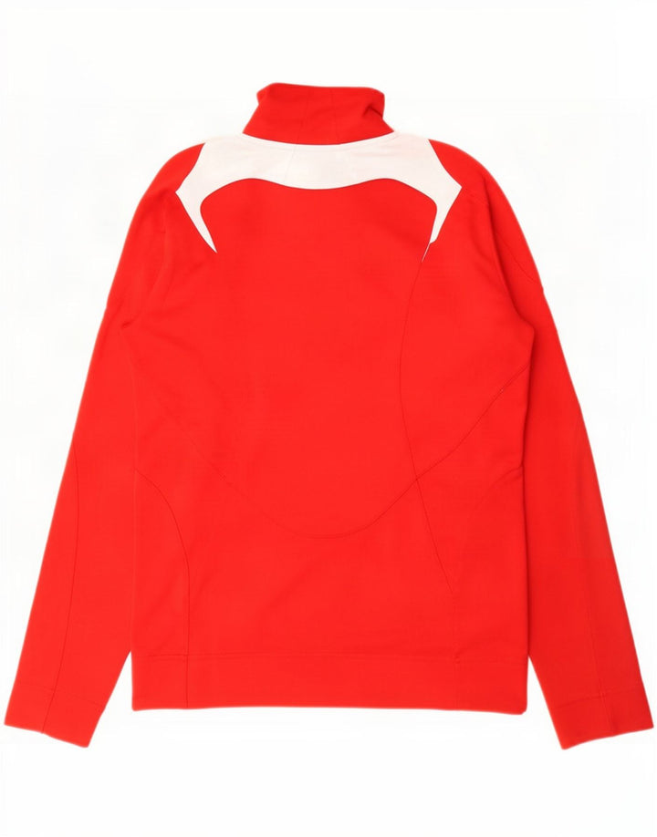 Женский спортивный костюм Adidas Top Jacket UK 10, маленький красный полиэстер с цветными блоками