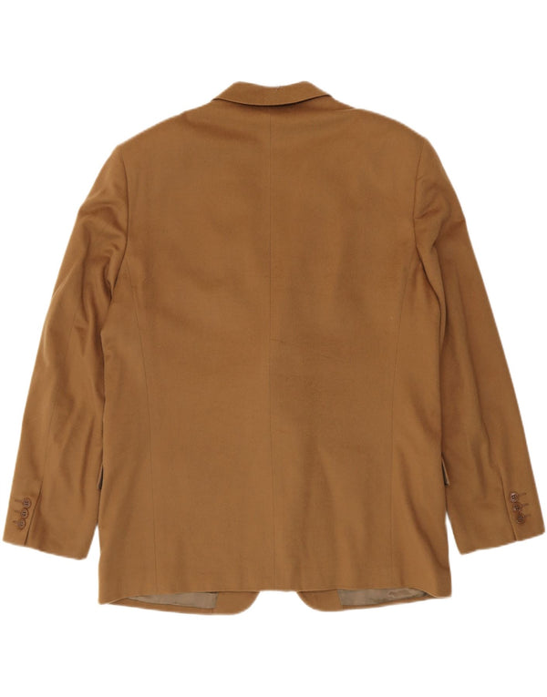 UNGARO Мужской классический пиджак на 2 пуговицах IT 54 2XL Коричневый из натуральной шерсти