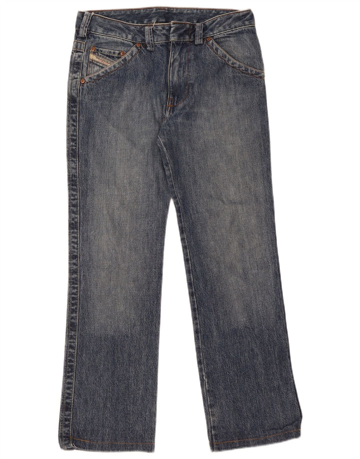Женские прямые джинсы DIESEL W29 L30 синие, хлопок