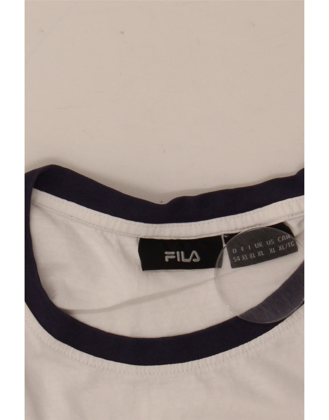 Fila Мужская футболка с рисунком Top XL Белый