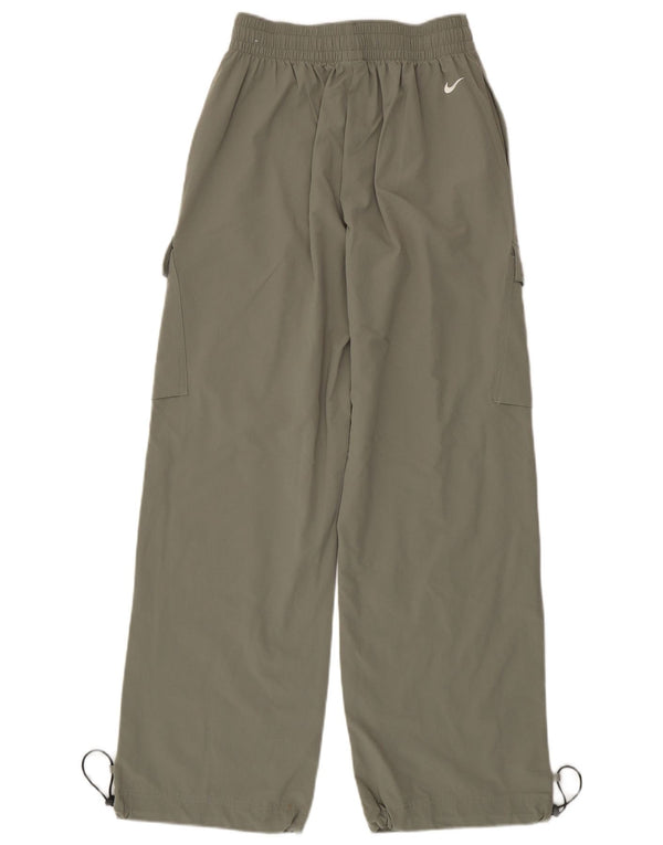Женские спортивные брюки-карго Nike Swoosh UK 4 XS, хаки, нейлон
