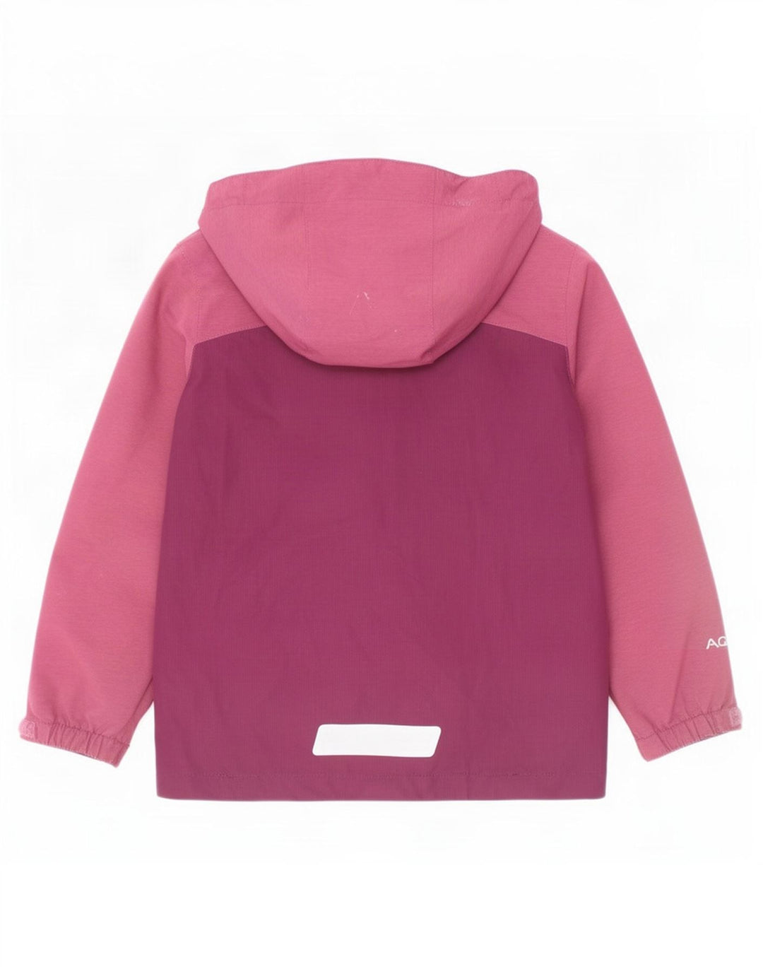 Berghaus Дождевик с капюшоном для девочек 5–6 лет Темно-бордовый полиэстер с цветными блоками