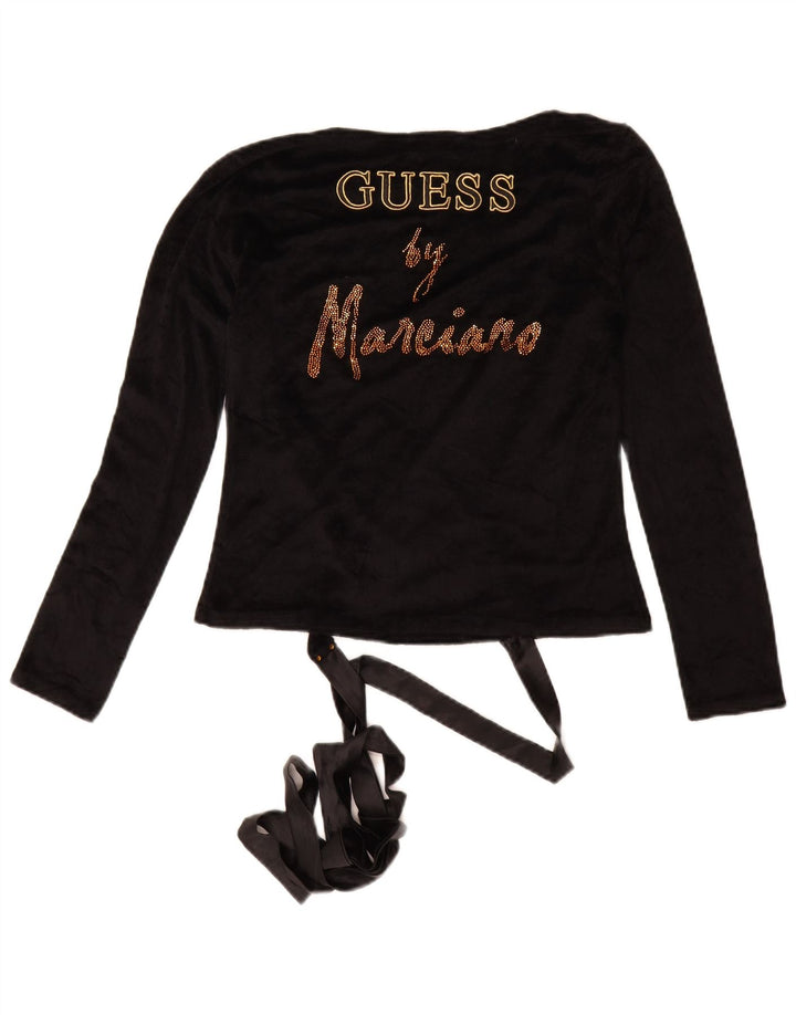 GUESS BY MARCIANO Женский кардиган с запахом и рисунком Top IT 42 Medium Black