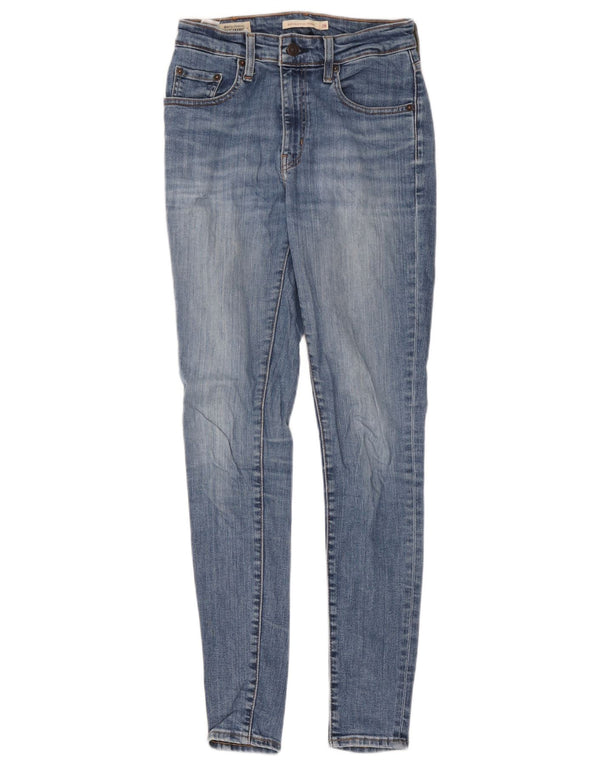 Levi's Womens 721 High Rise Skinny Jeans W26 L29 Blue Cotton