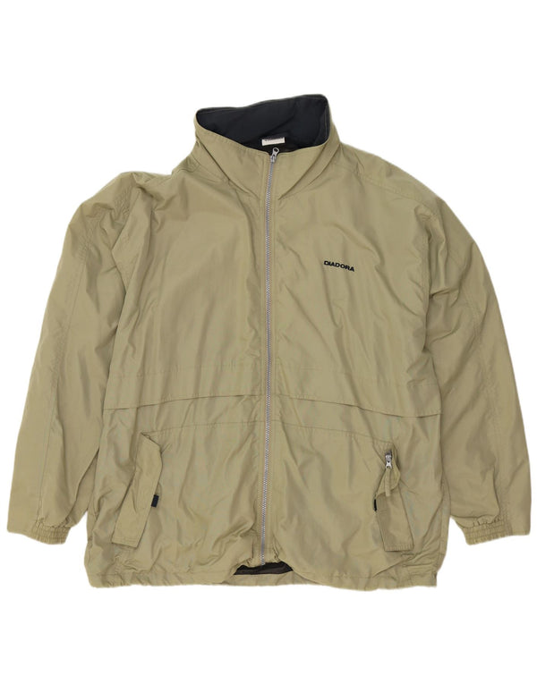Мужская ветровка Diadora с капюшоном UK 40, большой цвет хаки, полиамид