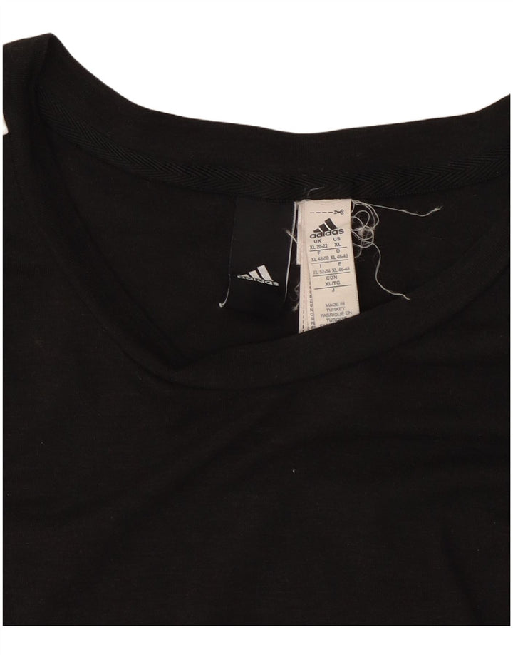 Женская футболка ADIDAS Top UK 20/22 XL, черный полиэстер