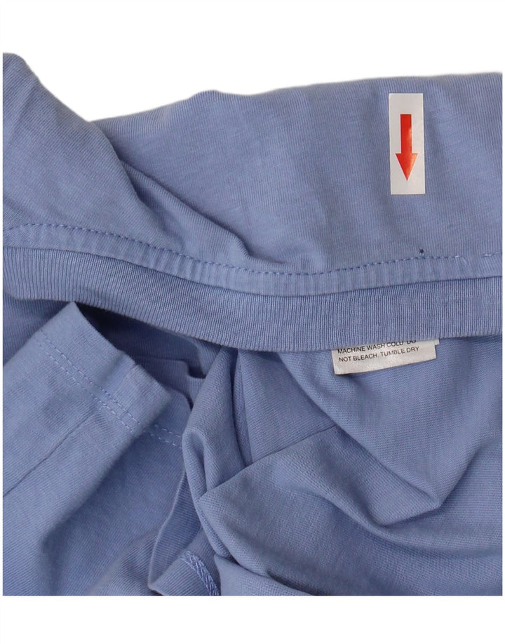 Женская футболка Levi's Top UK 10, маленькая, синяя, хлопок