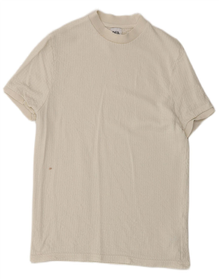 Мужская футболка Zara, маленький белый лиоцелл