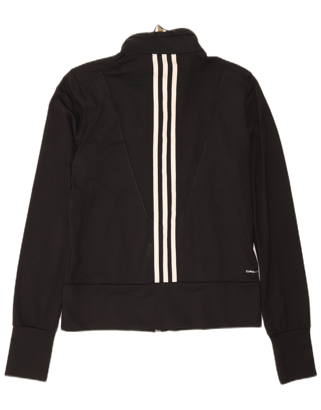 ADIDAS Womens Clima 365 Tracksuit Top Jacket UK 14 Medium  Black Nylon